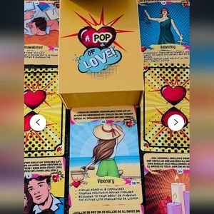 A Pop of Love Oracle Deck Twin Flame Soulmate Karmic Situation for Love